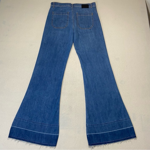 OTTOD'AME Flared Sailor Jeans Blue Size 28 - Picture 10 of 16